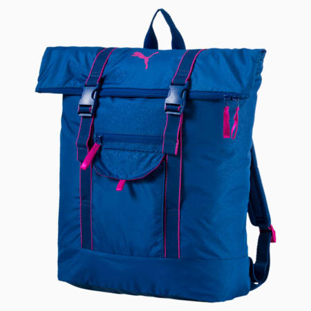 Active Training Women's Backpack, TRUE BLUE-ULTRA MAGENTA, small-SEA