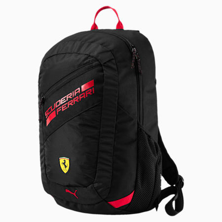 Ferrari Fan Backpack, Puma Black, small-SEA