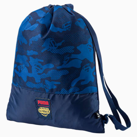 Kids Justice League Gym Sack, Blue Depths-superman, small-SEA