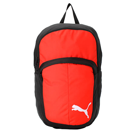 Football Pro II Training Unisex Backpack, Puma Red-Puma Black, small-IND