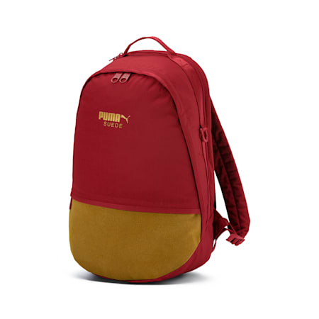 Puma Suede Backpack, Red Dahlia, small-IND