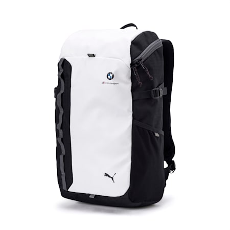 puma bmw motorsport backpack white