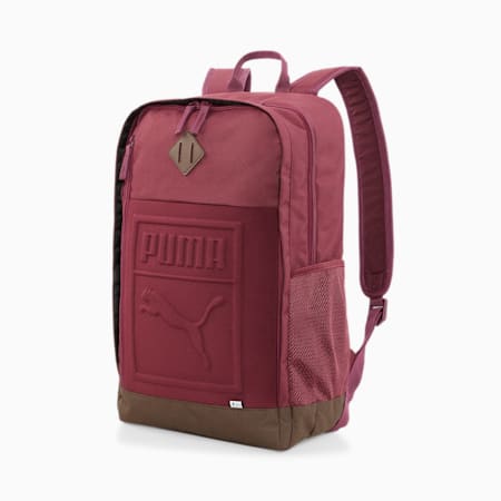Square Backpack, Grape Wine, small