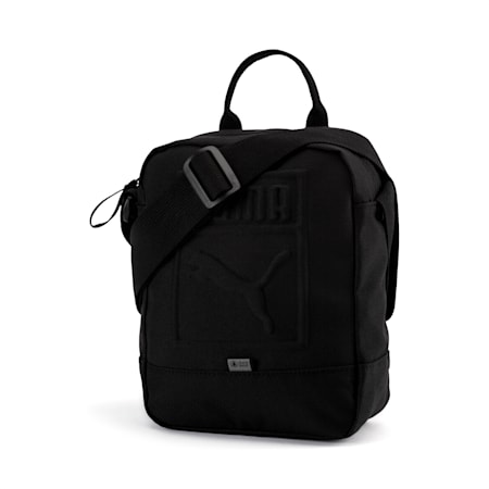 Portable Shoulder Bag, Puma Black, small-THA