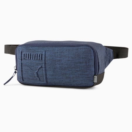 PUMA S Waist Bag, Peacoat-Heather, small-SEA