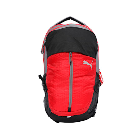 puma unisex red apex laptop backpack