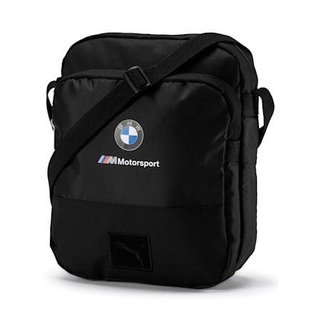 BMW M Motorsport Large Portable Shoulder Bag, Puma Black, small-PHL