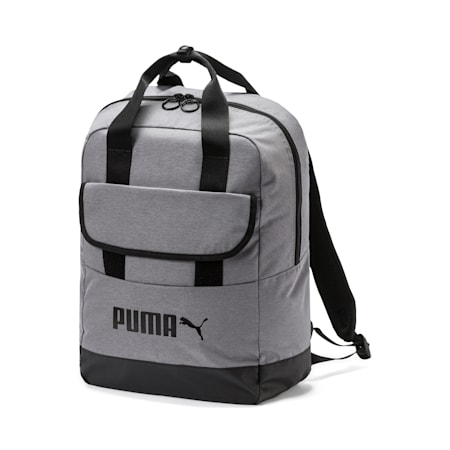 Campus Backpack woven, Puma Black-Steel Gray, small-IND