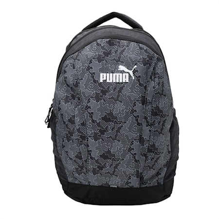 PUMA Style Backpack, Puma Black-Graphic, small-IND
