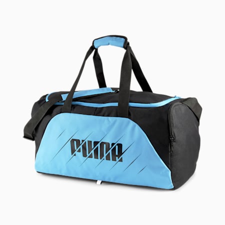 ftblPLAY Medium Football Bag, Luminous Blue-Puma Black, small-SEA