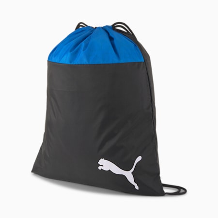 teamGOAL Gym Sack, Electric Blue Lemonade-Puma Black, small-PHL
