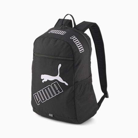 PUMA Phase Backpack II, Puma Black, small-PHL