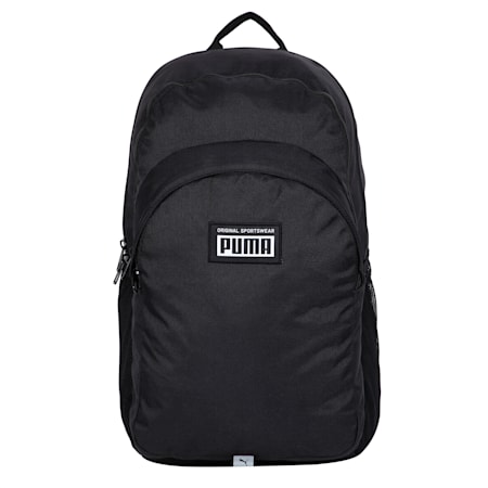 PUMA Academy Unisex Backpack, Puma Black, small-IND
