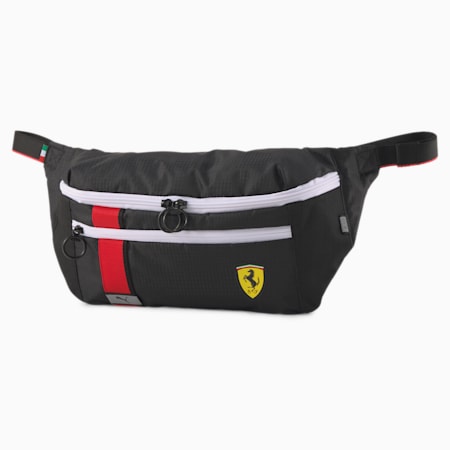Scuderia Ferrari Race Waist Bag, Puma Black, small-GBR
