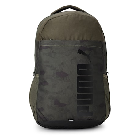 PUMA Style Backpack IND, Forest Night-Camo AOP, small-IND