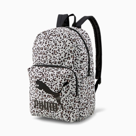 Originals Backpack, Puma White-animal graphic, small-PHL