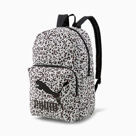 Originals Backpack, Puma White-animal graphic, small-SEA