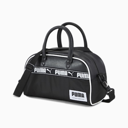 Campus Mini Grip Unisex Shoulder Bag, Puma Black, small-IND