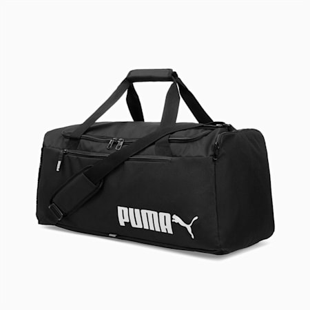Fundamentals No. 2 Medium Sports Bag, Puma Black, small-NZL