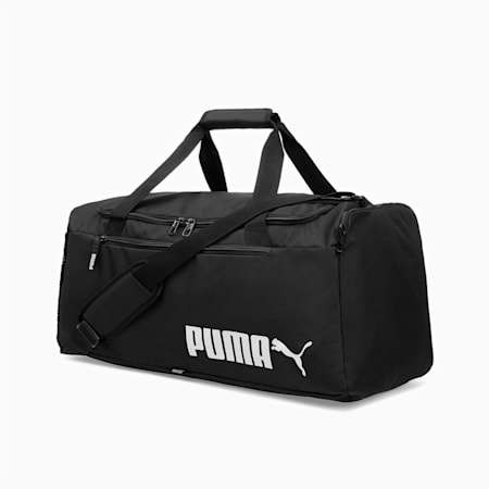 กระเป๋ากีฬาขนาดกลาง Fundamentals No. 2, Puma Black, small-THA