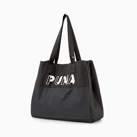 Women's Large Shopper, Puma Black, small-PHL