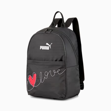 Women's Valentine's Backpack, Puma Black, small-PHL