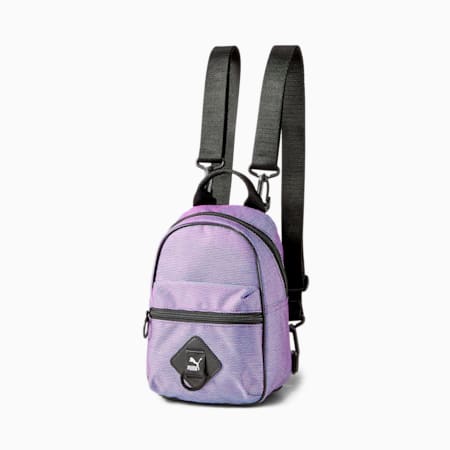 Time Minime Women's Backpack, Light Lavender-Iridescent, small-IDN