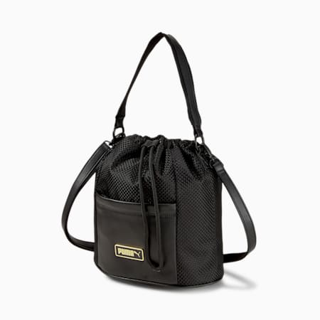 Premium Women's Bucket Bag, Puma Black, small-PHL