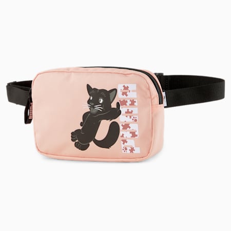 Animals Youth Waist Bag, Apricot Blush-PANTHER, small-SEA