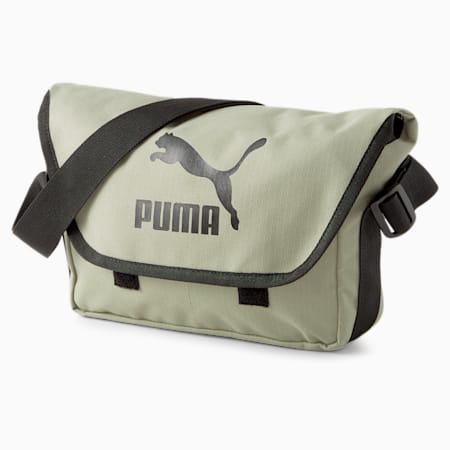 Originals Urban Messenger Bag, Vetiver-Puma Black, small-SEA