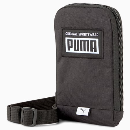 Academy Neck Wallet, Puma Black, small