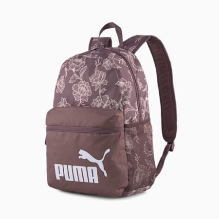 Phase Printed Backpack, Dusty Plum-FLOWER AOP, small-THA