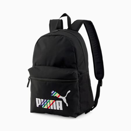 Phase Printed Backpack, PUMA Black-Love is Love, small-PHL