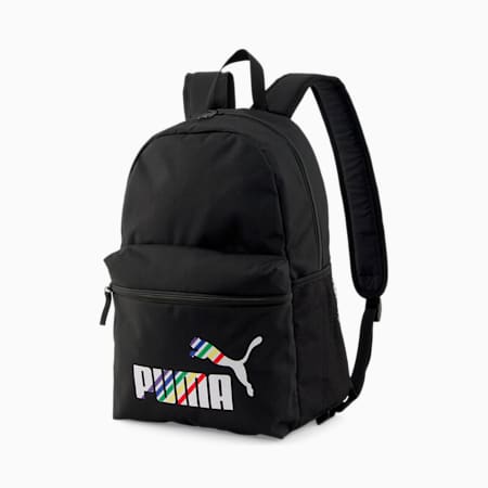 Phase Printed Backpack, PUMA Black-Love is Love, small-SEA