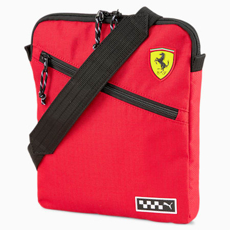 Scuderia Ferrari Shoulder Bag, Rosso Corsa, small-SEA