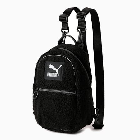 Sherpa Minime Women's Backpack, Puma Black, small-SEA