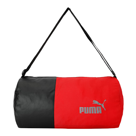 PUMA Unisex Gym Bag IV, High Risk Red-Puma Black, small-IND