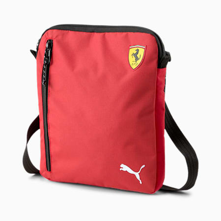 Scuderia Ferrari SPTWR Race Portable Shoulder Bag, Rosso Corsa, small-PHL