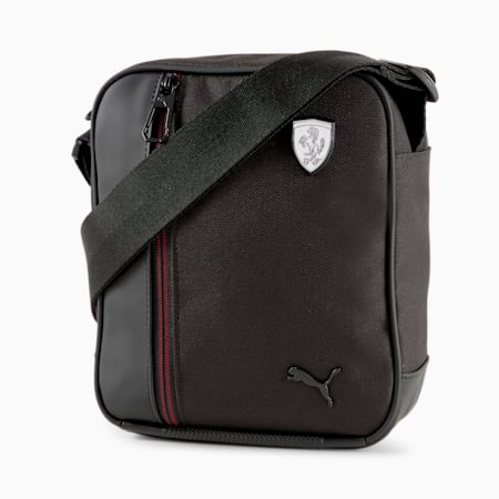 Scuderia Ferrari SPTWR Style Portable Shoulder Bag, Puma Black, small-SEA