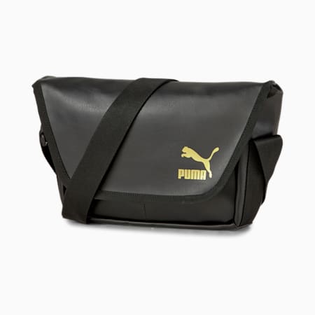 Originals PU Mini Messenger Bag, Puma Black, small-PHL