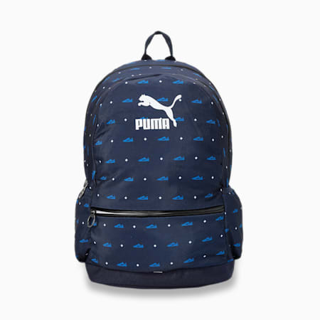 PUMA Streak Backpack, Peacoat-shoe AOP, small-IND