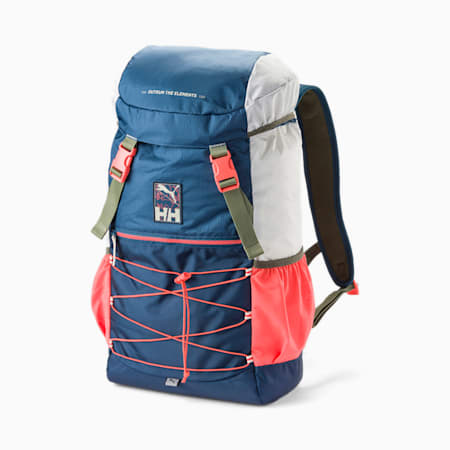PUMA x HELLY HANSEN Backpack, Intense Blue-Hot Coral, small