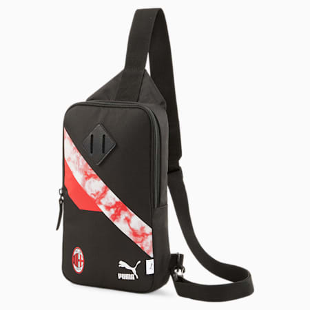 ACM Crossbody Bag, Puma Black-Tango Red -Puma White, small-GBR