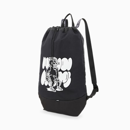 Basketball Gym Sack, Puma Black-Puma White, small-PHL