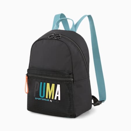 Prime Street Women's Backpack, Puma Black-Puma White, small-SEA