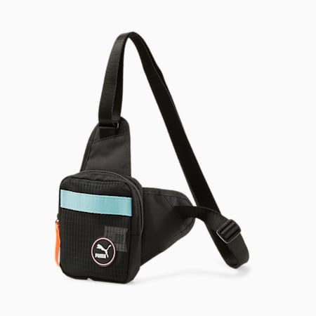 Street Body Women's Portable Bag, Puma Black-Puma White, small-PHL