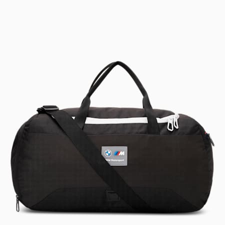 BMW M Motorsport Unisex Duffle Bag, Puma Black, small-IND