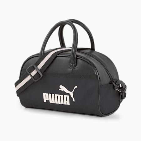 Campus Unisex Mini Grip Bag, Puma Black, small-IND