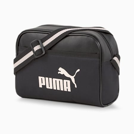 Bolso de hombro Campus Reporter, Puma Black, small