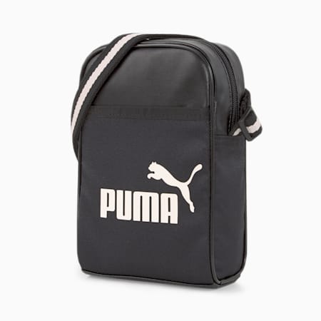 Campus Compact Portable Shoulder Bag, Puma Black, small-SEA